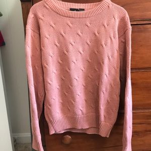 Liz Claiborne peach colored sweater